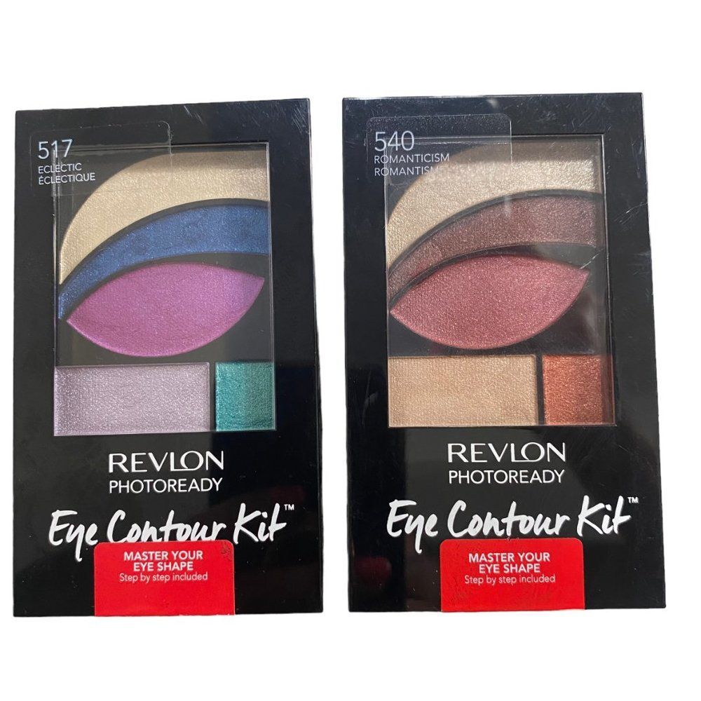 Set of 2 NEW Revlon PhotoReady Eye Contour Kit 517 & 540